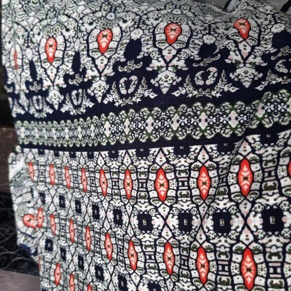 Jones New York Patterned Dress – Handkerchief Hemline, Worn Once - Picture 5 of 5